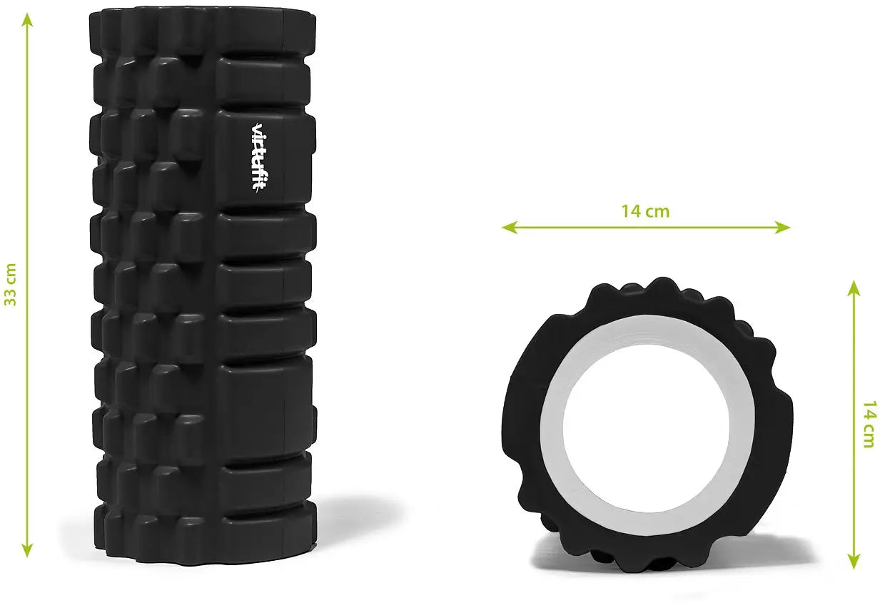 VirtuFit Foam Roller 33 cm, Svart