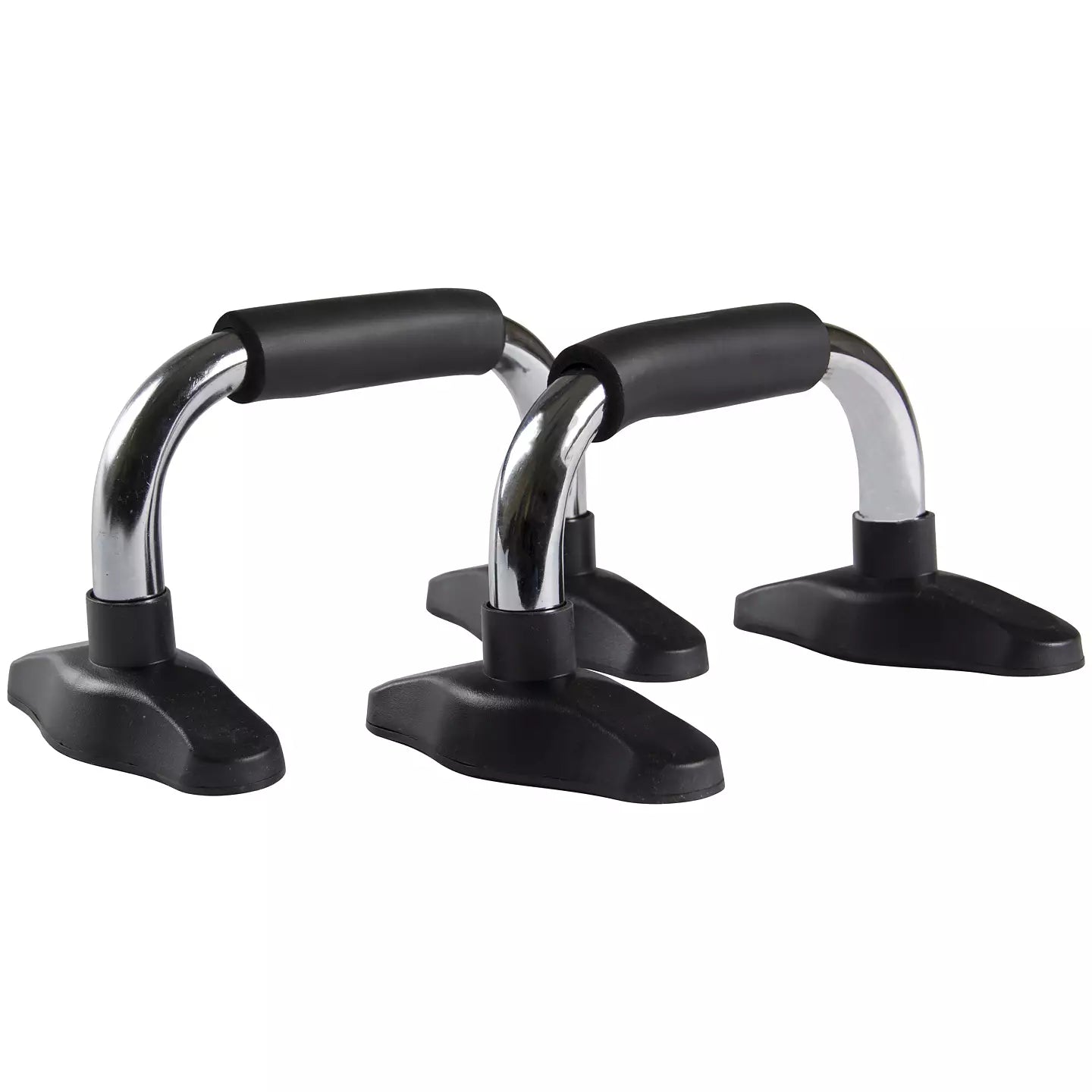 Virtufit Push Up Bars, Chrome